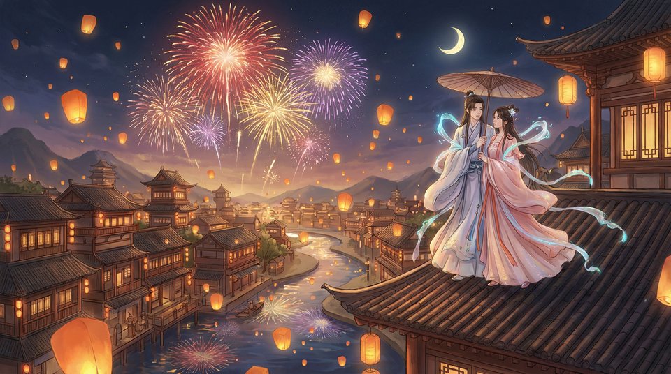 暗网浪漫烟花视频